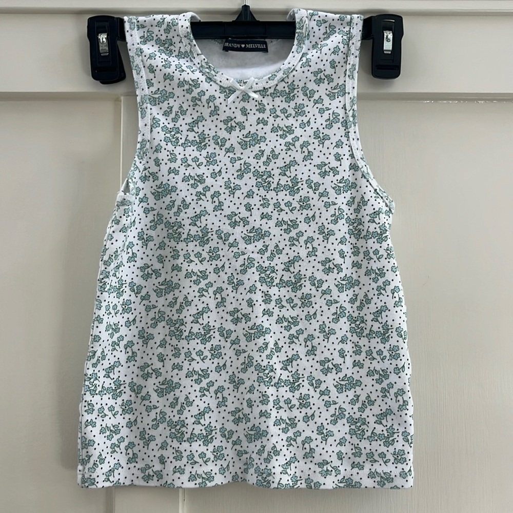 Brandy Melville, Floral Print Tank Top